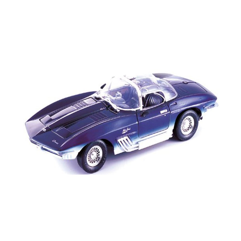 Amazon.com: Motormax 1961 Chevrolet Corvette Mako Shark Dark Blue